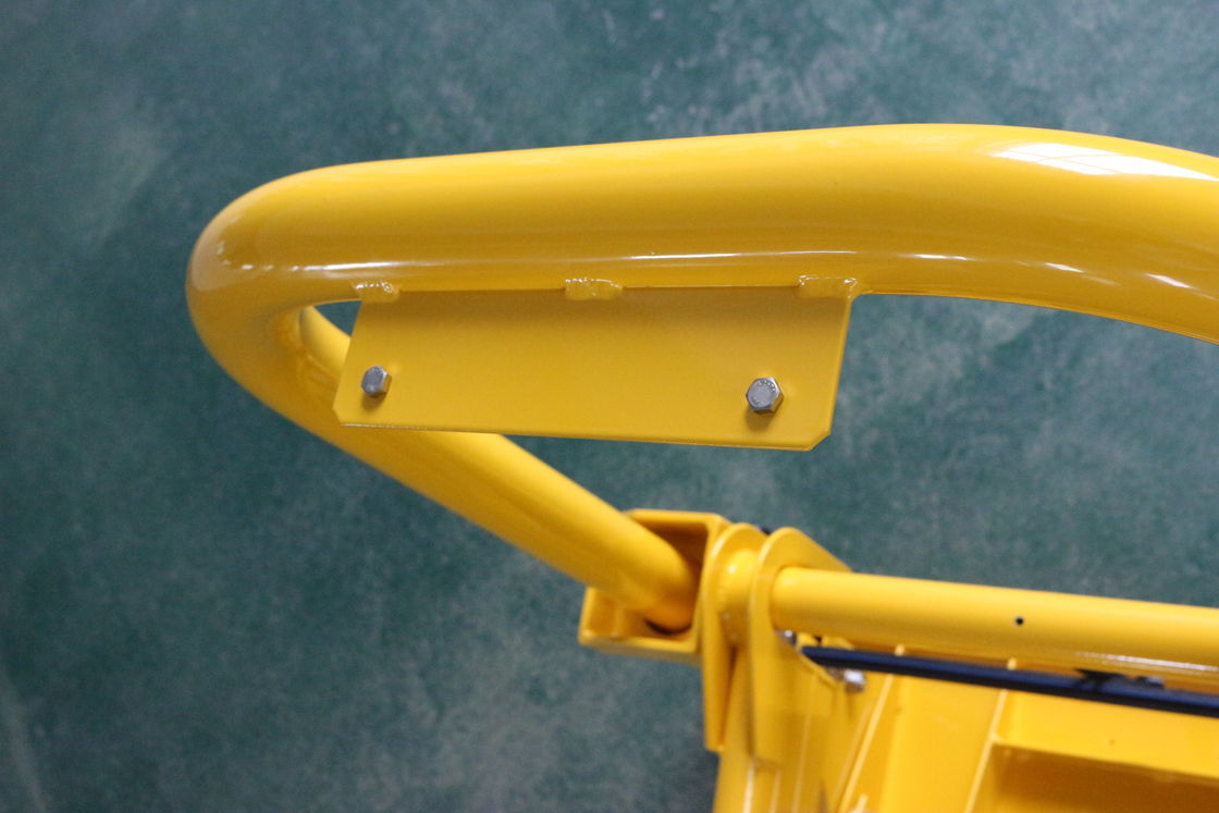 Składana przenośna zapora drogowa o szerokości 660 mm z malowaniem proszkowym do stref budowy