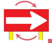 Zkładana tabliczka strzałkowa o wysokiej widoczności z filmem odblaskowym o wysokiej wytrzymałości 3M i wodoodporną konstrukcją dla bezpieczeństwa drogowego