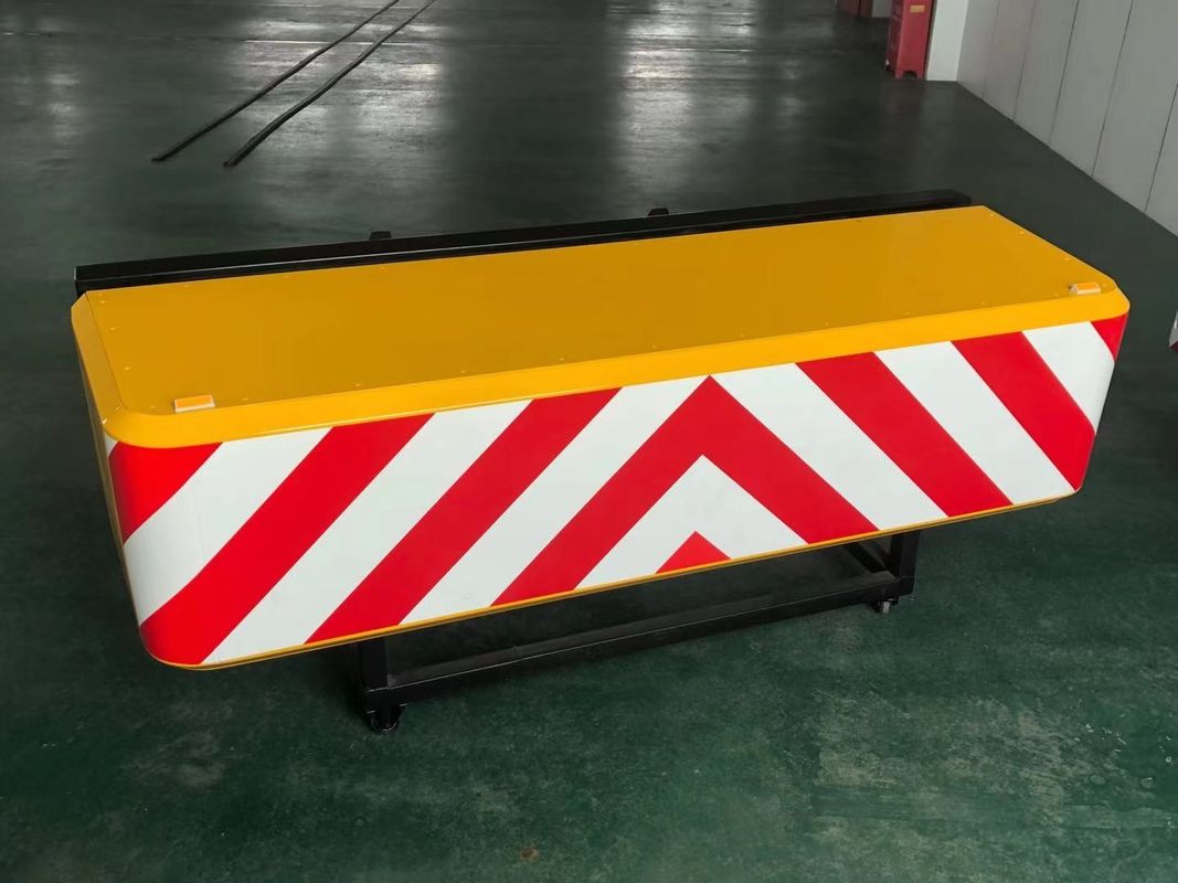Żółty kolor Aluminiowe bariery przeciw pojazdom do śmieciarki