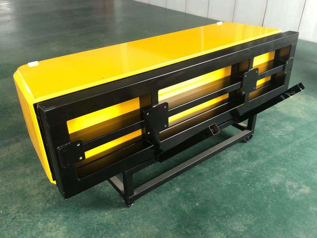 Żółty kolor Aluminiowe bariery przeciw pojazdom do śmieciarki